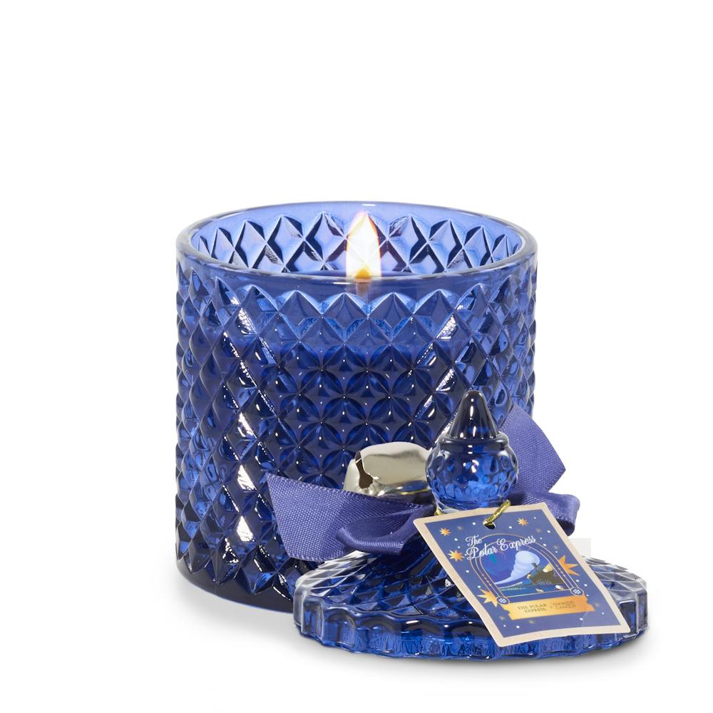 The Polar Express Textured Glass Candle