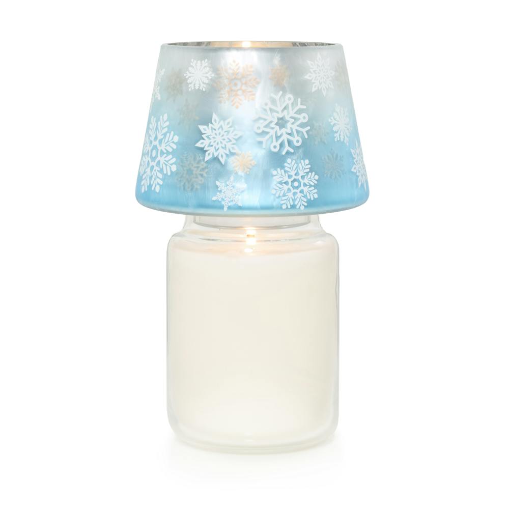 Flicker Snowflakes Jar Shade