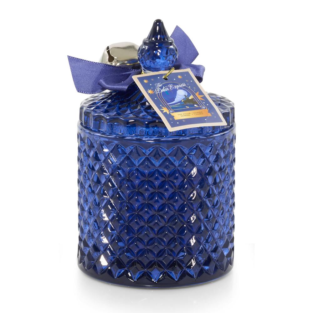 The Polar Express Textured Glass Candle